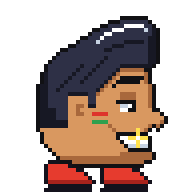 SIUU, a big-headed footballer, keeping the ball up with his head on the pitch